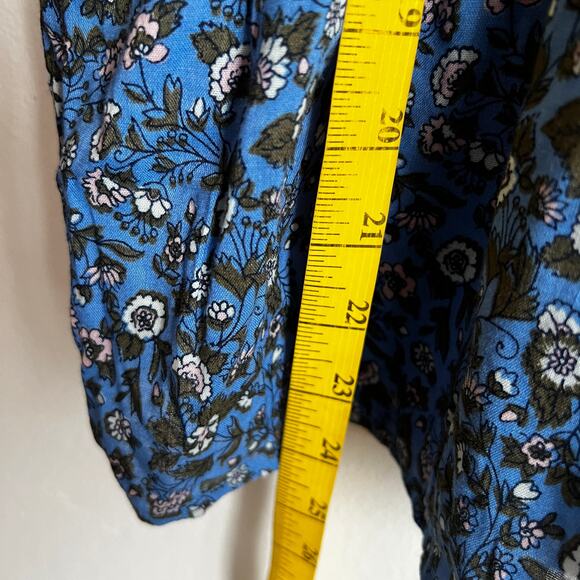 Old‎ Navy Smocked Peplum Top, Cottagecore Coquette Y2K Fairycore Large - Picture 4 of 6